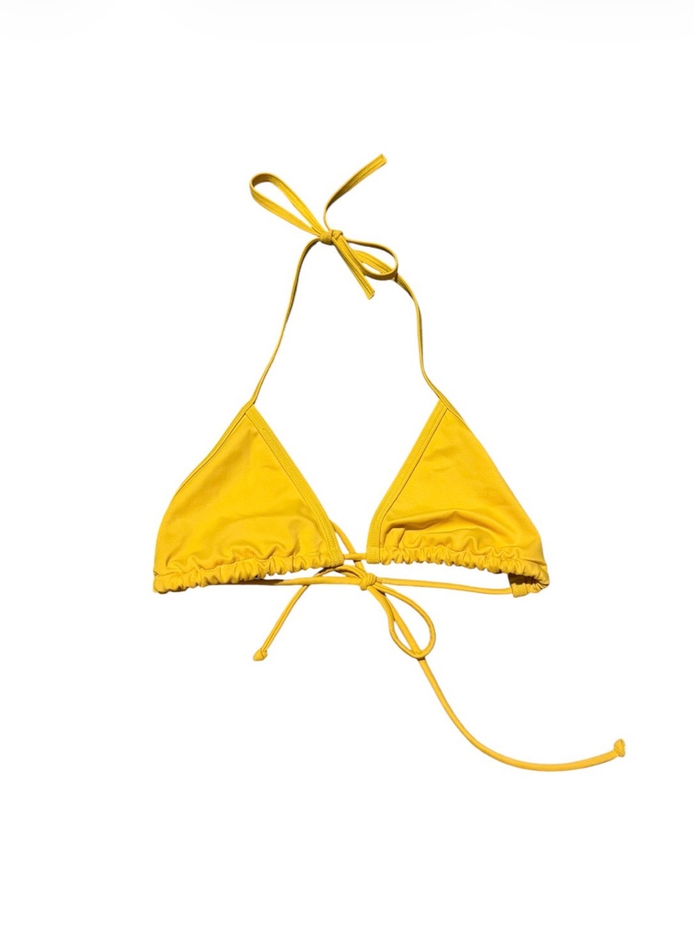 Yellow Triangle Bikini Top 12/07